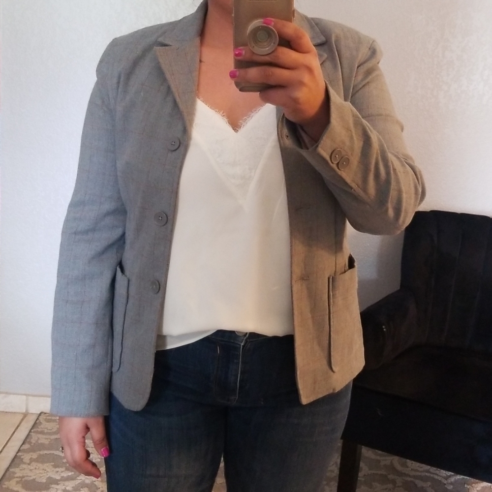 Express Plaid blazer